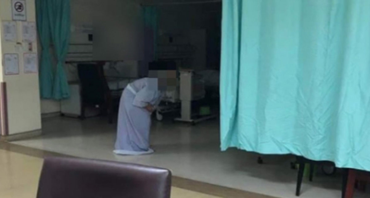Viral Nenek Misterius Berjalan Sendirian Tengah Malam di Rumah Sakit